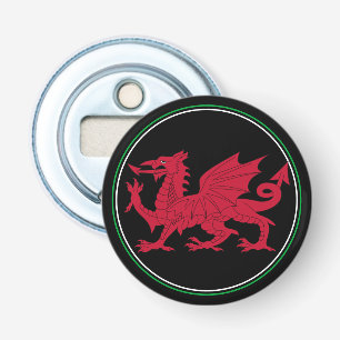 Welsh Flag Bottle Opener, Wales Emblem / Party Opener