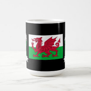 Welsh flag coffee mug