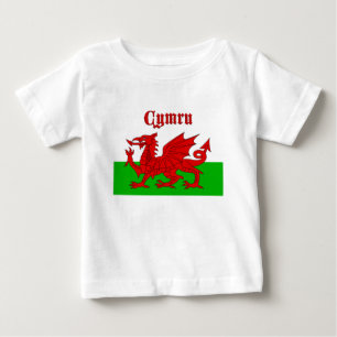 Welsh Flag Cymru Baby T-Shirt