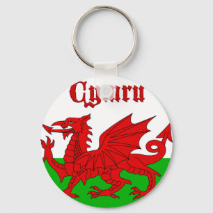 Welsh Flag Cymru Key Ring