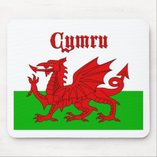 Welsh Flag Cymru Mouse Pad