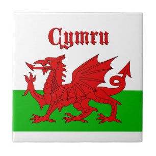 Welsh Flag Cymru Tile