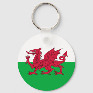 Welsh Flag Key Chain