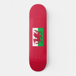 Welsh Flag Skateboard