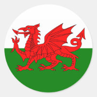 Welsh Flag Sticker