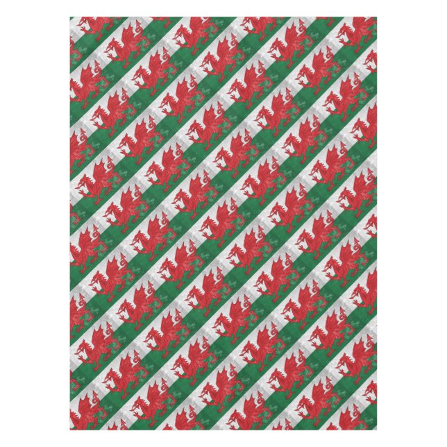 Welsh Flag Tablecloth (Front)