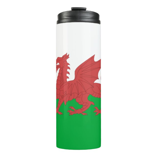 Welsh Flag Thermal Tumbler (Front)