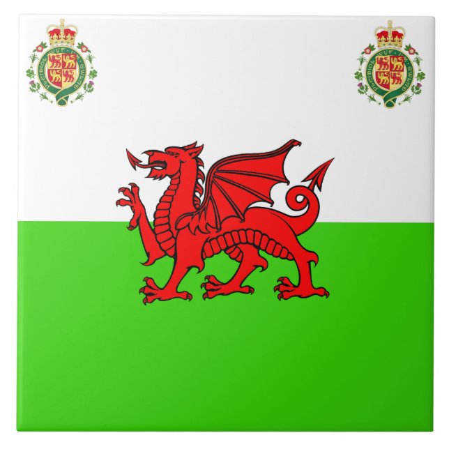 Welsh flag tile (Front)