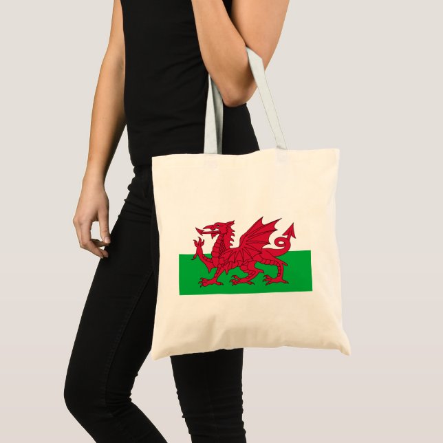 Welsh Flag Tote Bag (Front (Product))