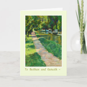 Welsh Greeting Card to Personalise: Goytre Wharf