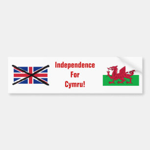 Welsh Independence bumper sticker