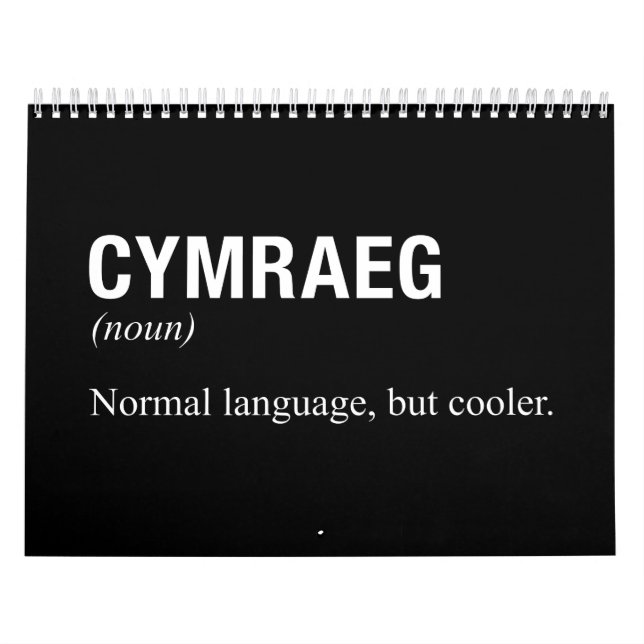 WELSH Language Calendar (Cover)