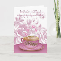 Welsh Language Mother's Day Card