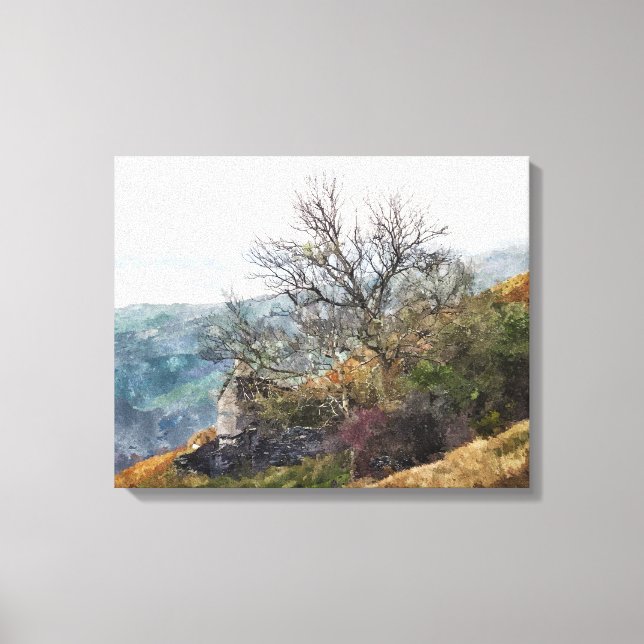 WELSH MOUNTAIN LANDSCAPE CANVAS PRINT (Front)