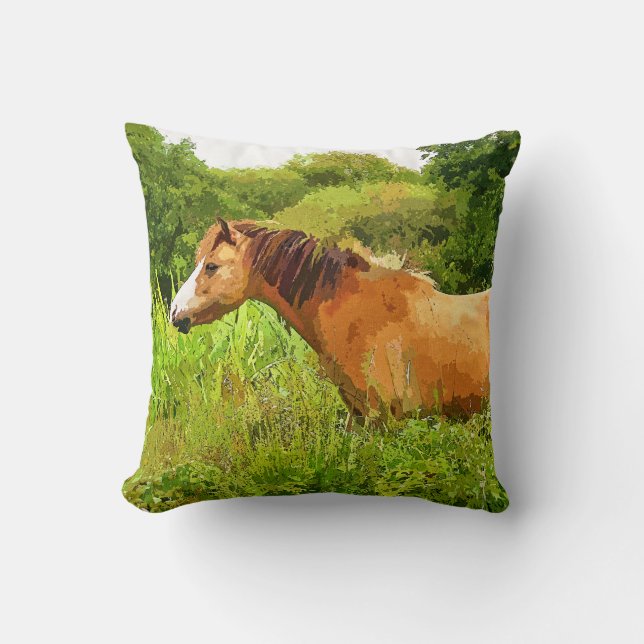 WELSH MOUNTAIN PONY CUSHION (Front)