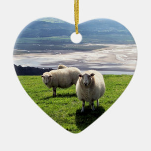 WELSH MOUNTAIN SHEEP CERAMIC TREE DECORATION