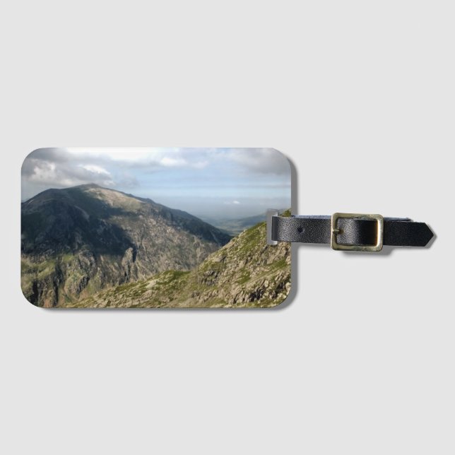 WELSH MOUNTAINS   LUGGAGE TAG (Front Horizontal)