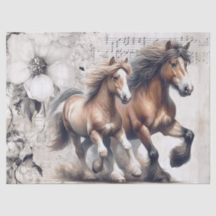 Welsh Pony and Cob Horse Decoupage Tissue Paper