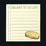 Welsh Rarebit Savoury Cheese Toast British Food UK Notepad<br><div class="desc">Design features an original marker illustration of a classic Welsh rarebit (a.k.a. "Welsh rabbit") made from hot melted cheese sauce served over a slice of toasted bread, and finished with a sprinkling of chives. This British food design is also available on other products. Lots of additional Wales and UK food-themed...</div>