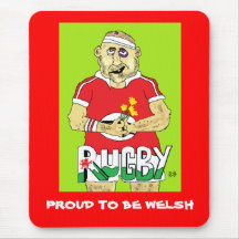 WELSH RUGBY MOUSEPAD