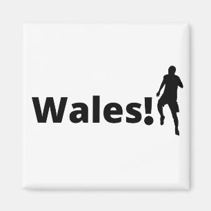 Welsh soccer player using dot as a ball magnet
