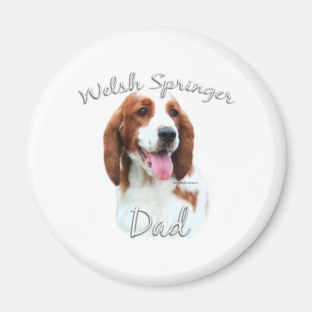 Welsh Springer Spaniel Dad 2 Magnet (Front)