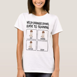 Welsh Springer Spaniel Guide To Training Dog Obedi T-Shirt