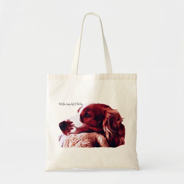 Welsh Springer Spaniel Love Tote Bag (Front)