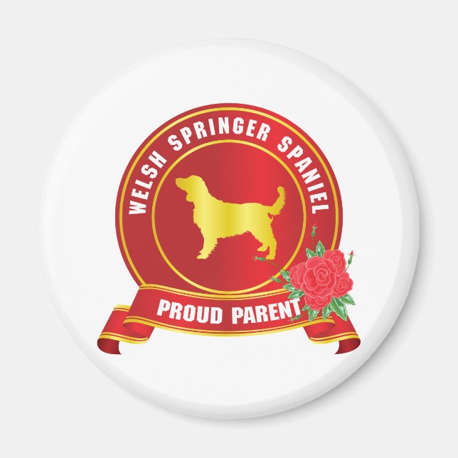 Welsh Springer Spaniel Magnet (Front)
