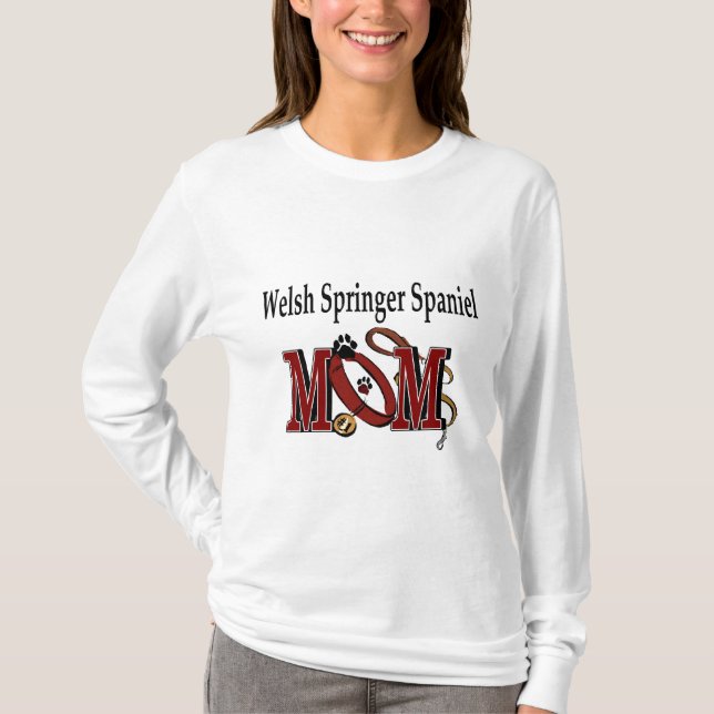 Welsh Springer Spaniel Mum Gifts T-Shirt (Front)