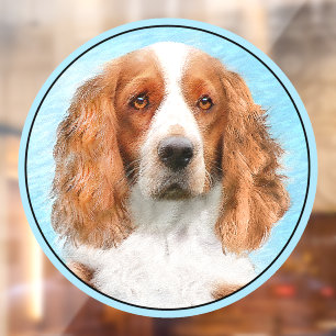 Welsh Springer Spaniel Painting - Original Dog Art