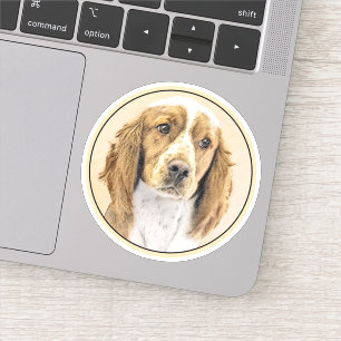 Welsh Springer Spaniel Painting - Original Dog Art