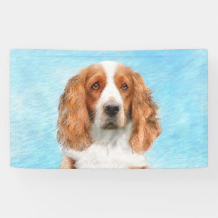 Welsh Springer Spaniel Painting - Original Dog Art Banner