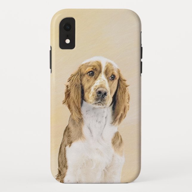 Welsh Springer Spaniel Painting - Original Dog Art Case-Mate iPhone Case (Back)