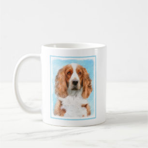 Welsh Springer Spaniel Painting - Original Dog Art Coffee Mug