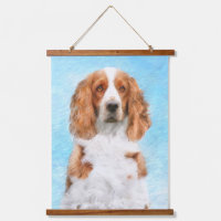 Welsh Springer Spaniel Painting - Original Dog Art