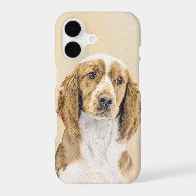 Welsh Springer Spaniel Painting - Original Dog Art iPhone Case (Back)
