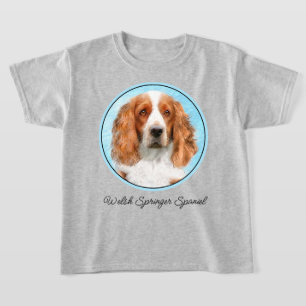 Welsh Springer Spaniel Painting - Original Dog Art T-Shirt