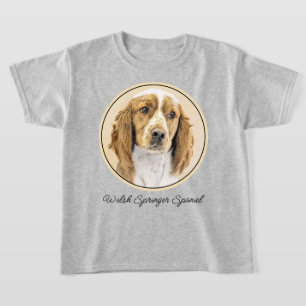 Welsh Springer Spaniel Painting - Original Dog Art T-Shirt
