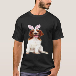 Welsh Springer Spaniel Wearing Easter Bunny Ears D T-Shirt