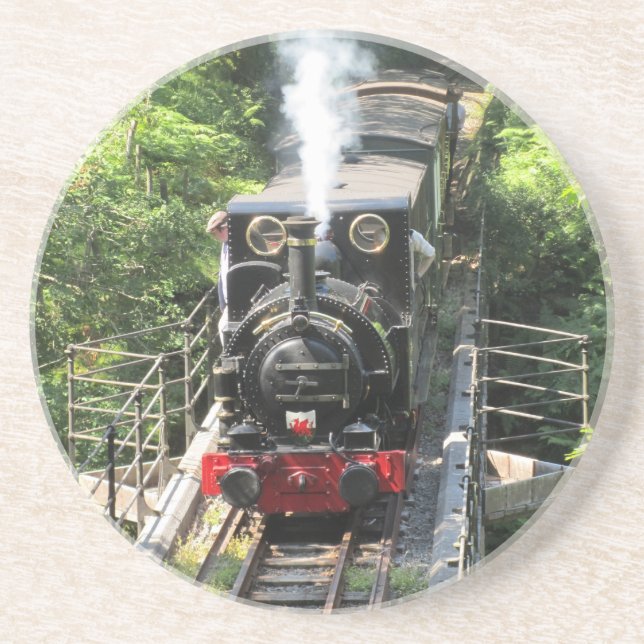 Welsh Steam Train. Coaster (Front)