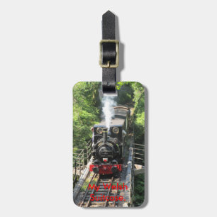 Welsh Steam Train. Luggage Tag