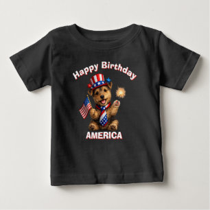 Welsh Terrier (2ae) Patriotic Kid T-Shirt