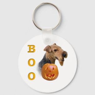 Welsh Terrier Boo Key Ring