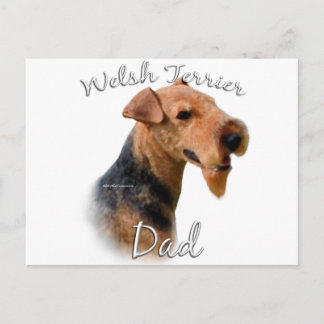 Welsh Terrier Dad 2 Postcard