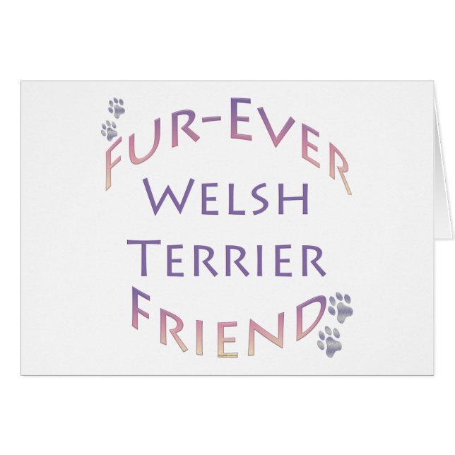 Welsh Terrier Furever Friend (Front Horizontal)