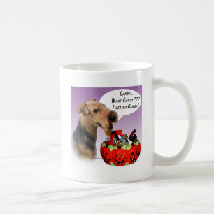 Welsh Terrier Halloween Candy Coffee Mug