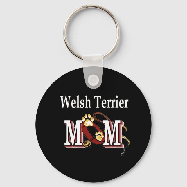 welsh terrier mum Keychain (Front)