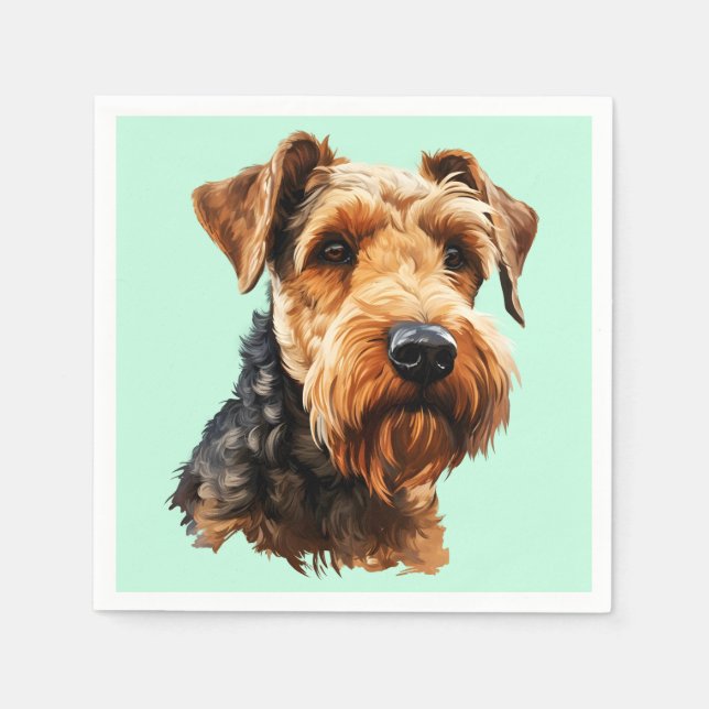 Welsh Terrier Napkin (Front)