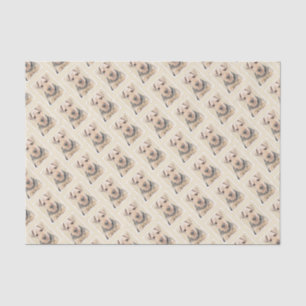 Welsh Terrier Painting - Cute Original Dog Art Tissue Paper